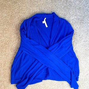 Cyrus Blue Cropped Cardigan